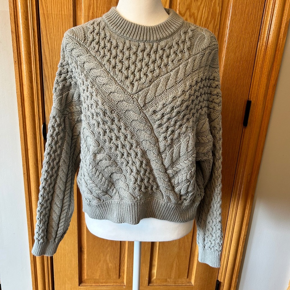 Jessica Simpson Cable Knit Pullover Sweater XS Extra Small chunky